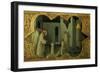 Saint Benedict Resuscitating a Monk, Detail from the Predella of the Altarpiece Coronation of Mary-Lorenzo Monaco-Framed Premium Giclee Print