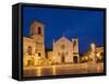 Saint Benedict Square, Norcia, Umbria, Italy, Europe-Angelo Cavalli-Framed Stretched Canvas