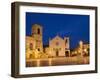 Saint Benedict Square, Norcia, Umbria, Italy, Europe-Angelo Cavalli-Framed Photographic Print