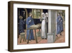 Saint Benoît, C1480-1523-Ambrogio Bergognone-Framed Giclee Print