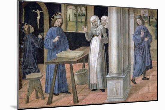 Saint Benoît, C1480-1523-Ambrogio Bergognone-Mounted Giclee Print