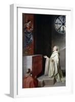 Saint Bernard and the Virgin-Alonzo Cano-Framed Giclee Print