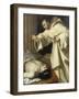 Saint Bernard ressuscitant un mort-Aubin Vouet-Framed Giclee Print