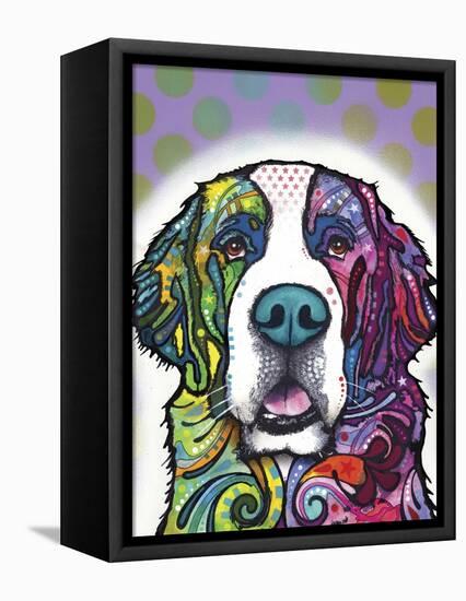 Saint Bernard-Dean Russo-Framed Stretched Canvas