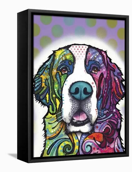 Saint Bernard-Dean Russo-Framed Stretched Canvas