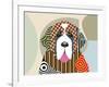 Saint Bernard-Lanre Adefioye-Framed Giclee Print