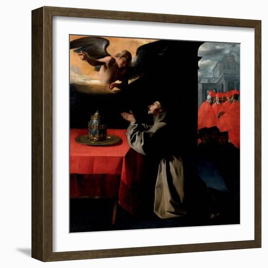 Saint Bonaventure, Ca. 1628-1629-Francisco de Zurbarán-Framed Giclee Print