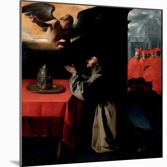 Saint Bonaventure, Ca. 1628-1629-Francisco de Zurbarán-Mounted Giclee Print