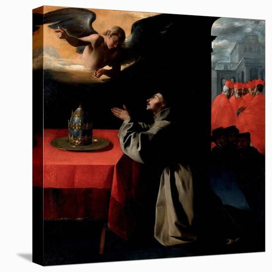 Saint Bonaventure, Ca. 1628-1629-Francisco de Zurbarán-Stretched Canvas