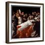 Saint Bonaventure's Body Lying in State, 1629 (Oil on Canvas)-Francisco de Zurbaran-Framed Giclee Print