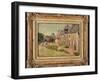 Saint-Briac, Cour a La Ville Hue, 1885-Paul Signac-Framed Giclee Print