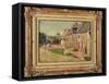 Saint-Briac, Cour a La Ville Hue, 1885-Paul Signac-Framed Stretched Canvas