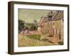 Saint-Briac, Cour a La Ville Hue,1885-Edgar Degas-Framed Giclee Print