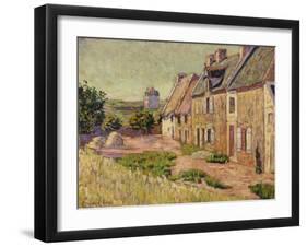 Saint-Briac, Cour a La Ville Hue,1885-Edgar Degas-Framed Giclee Print