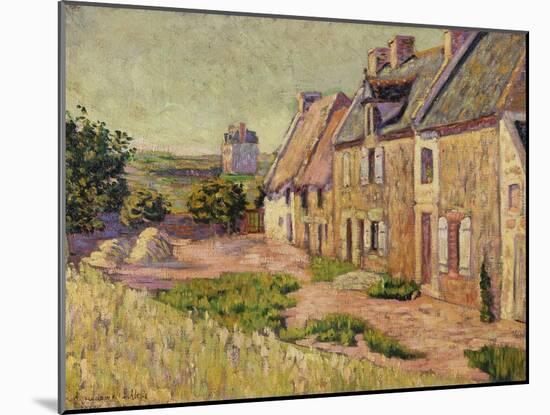 Saint-Briac, Cour a La Ville Hue, 1885-Paul Signac-Mounted Giclee Print