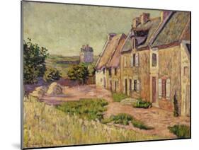 Saint-Briac, Cour a La Ville Hue, 1885-Paul Signac-Mounted Giclee Print