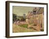 Saint-Briac, Cour a La Ville Hue,1885-Edgar Degas-Framed Giclee Print