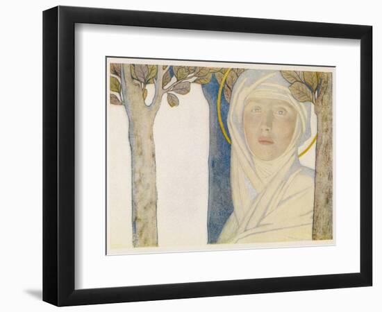 Saint Brigid Irish Slave Who Became a Nun Who Became a Saint Also Known as Bride Bridget-Cayley Robinson-Framed Photographic Print