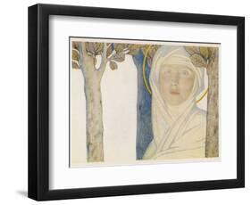 Saint Brigid Irish Slave Who Became a Nun Who Became a Saint Also Known as Bride Bridget-Cayley Robinson-Framed Photographic Print