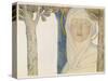 Saint Brigid Irish Slave Who Became a Nun Who Became a Saint Also Known as Bride Bridget-Cayley Robinson-Stretched Canvas