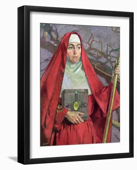 Saint Brigid-Patrick Joseph Tuohy-Framed Giclee Print