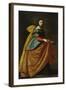 Saint Casilda or Saint Isabel of Portugal-Francisco de Zurbarán-Framed Giclee Print