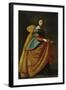 Saint Casilda or Saint Isabel of Portugal-Francisco de Zurbarán-Framed Giclee Print