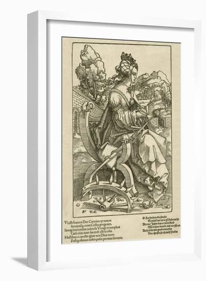 Saint Catherine, 1505-07-Hans Baldung Grien-Framed Giclee Print