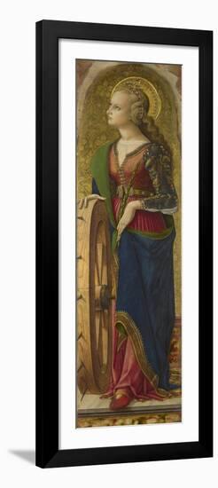 Saint Catherine of Alexandria, 1476-Carlo Crivelli-Framed Premium Giclee Print