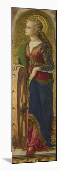 Saint Catherine of Alexandria, 1476-Carlo Crivelli-Mounted Premium Giclee Print