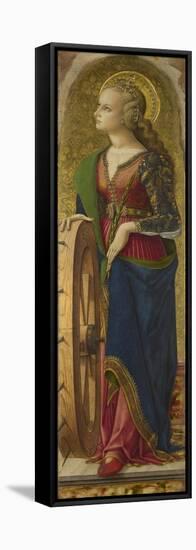 Saint Catherine of Alexandria, 1476-Carlo Crivelli-Framed Stretched Canvas