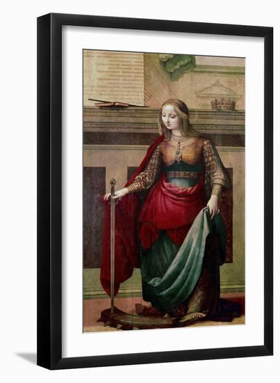 Saint Catherine of Alexandria, 1505-10 (Oil on Board)-Fernando Yanez De Almedina-Framed Giclee Print