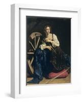 Saint Catherine of Alexandria, C. 1598-Caravaggio-Framed Giclee Print