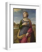 Saint Catherine of Alexandria, Ca 1507-Raphael-Framed Giclee Print