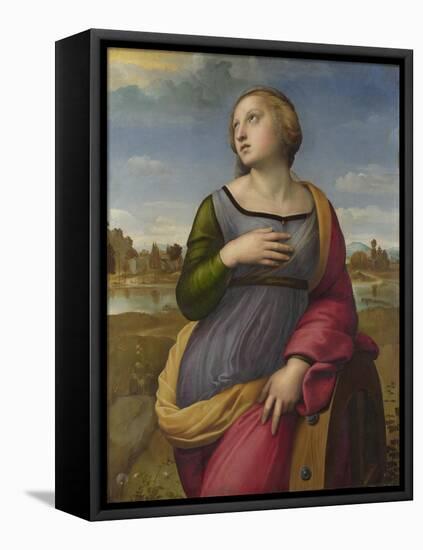 Saint Catherine of Alexandria, Ca 1507-Raphael-Framed Stretched Canvas