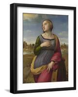 Saint Catherine of Alexandria, Ca 1507-Raphael-Framed Giclee Print