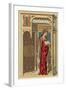 Saint Catherine of Alexandria Egyptian Wife of Emperor Maxentius Tortured on Wheel and Beheaded-null-Framed Art Print