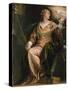 Saint Catherine of Alexandria in Prison, c.1580-5-Veronese-Stretched Canvas
