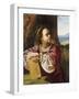 Saint Catherine of Alexandria (Oil on Canvas)-Artemisia Gentileschi-Framed Giclee Print