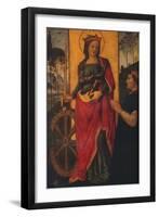 'Saint Catherine of Alexandria with a Donor', c1480-Bernardino Pinturicchio-Framed Giclee Print