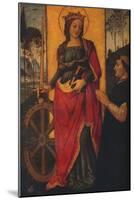 'Saint Catherine of Alexandria with a Donor', c1480-Bernardino Pinturicchio-Mounted Giclee Print