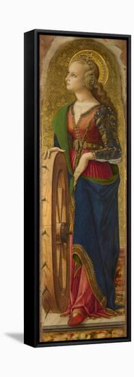 Saint Catherine of Alexandria-Carlo Crivelli-Framed Stretched Canvas