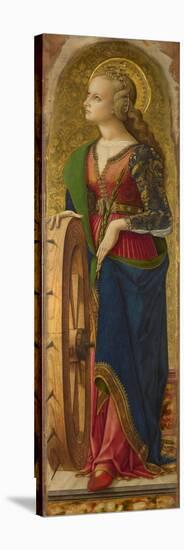 Saint Catherine of Alexandria-Carlo Crivelli-Stretched Canvas