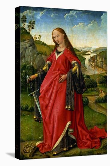 Saint Catherine of Alexandria-Rogier van der Weyden-Stretched Canvas