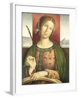 Saint Catherine of Alexandria-Francesco Zaganelli di Bosio-Framed Art Print