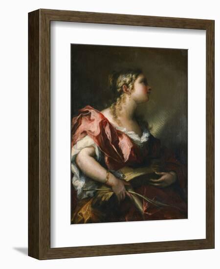 Saint Catherine of Alexandria-Giovanni Antonio Pellegrini-Framed Giclee Print