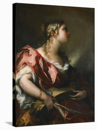 Saint Catherine of Alexandria-Giovanni Antonio Pellegrini-Stretched Canvas