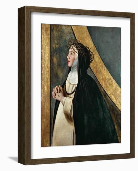 Saint Catherine of Siena, 1612-1614-Juan Bautista Mayno-Framed Giclee Print