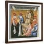 Saint Catherine of Siena before the Pope at Avignon-Giovanni di Paolo-Framed Giclee Print