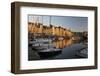 Saint Catherine Quay in the Vieux Bassin at Sunrise, Honfleur, Normandy, France, Europe-Stuart Black-Framed Photographic Print